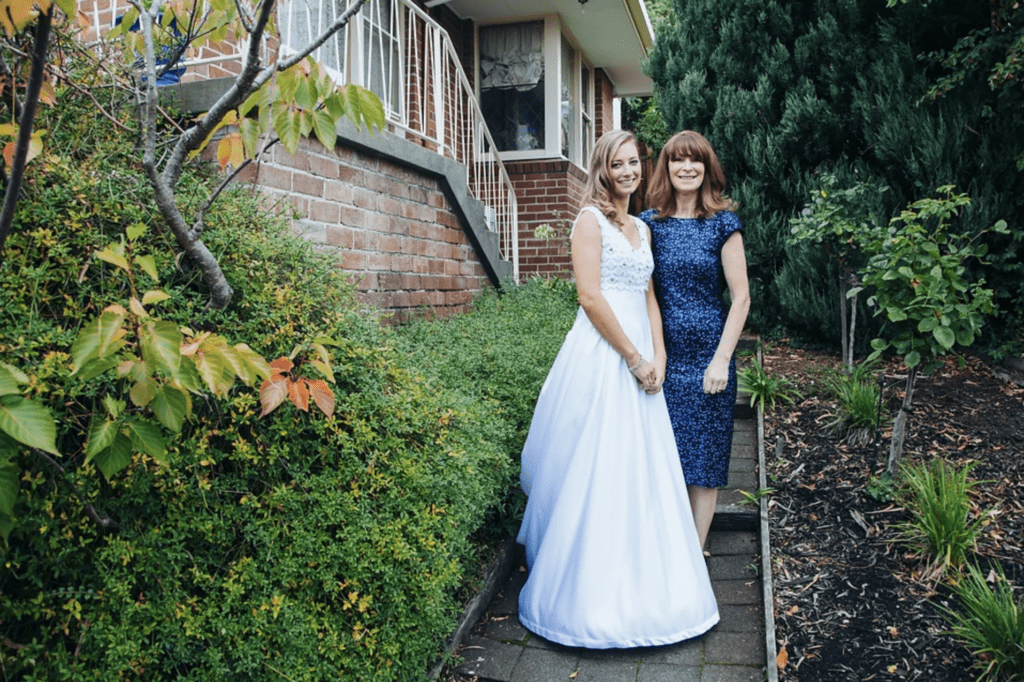 Bride with Mother