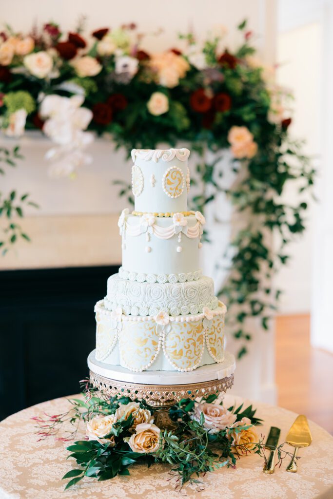 french inspired wedding cake