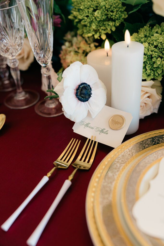 Raleigh Wedding Table Setting