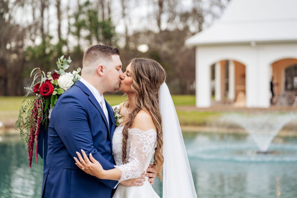 Navy and Maroon Wedding