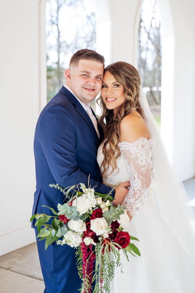 Navy Grooms Suit