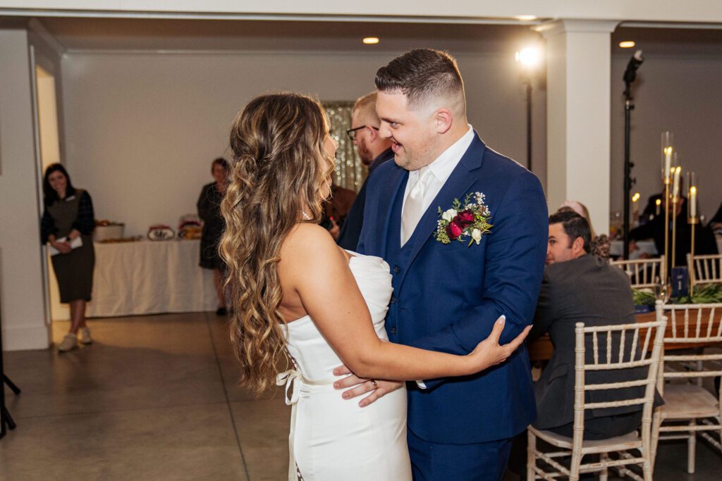 Bride reception dress