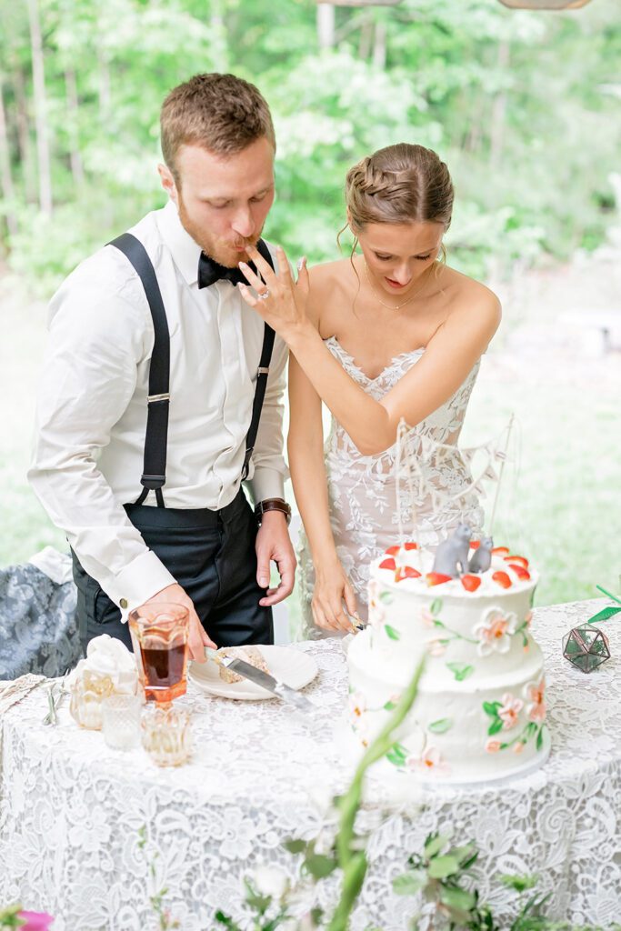 Durham home wedding
