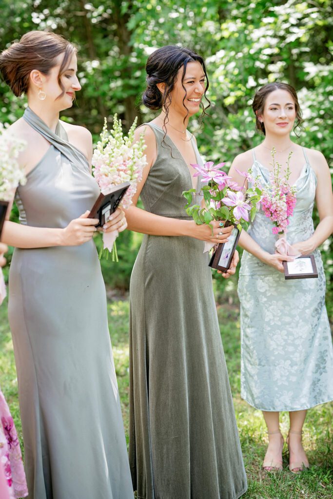 Sage green bridesmaids