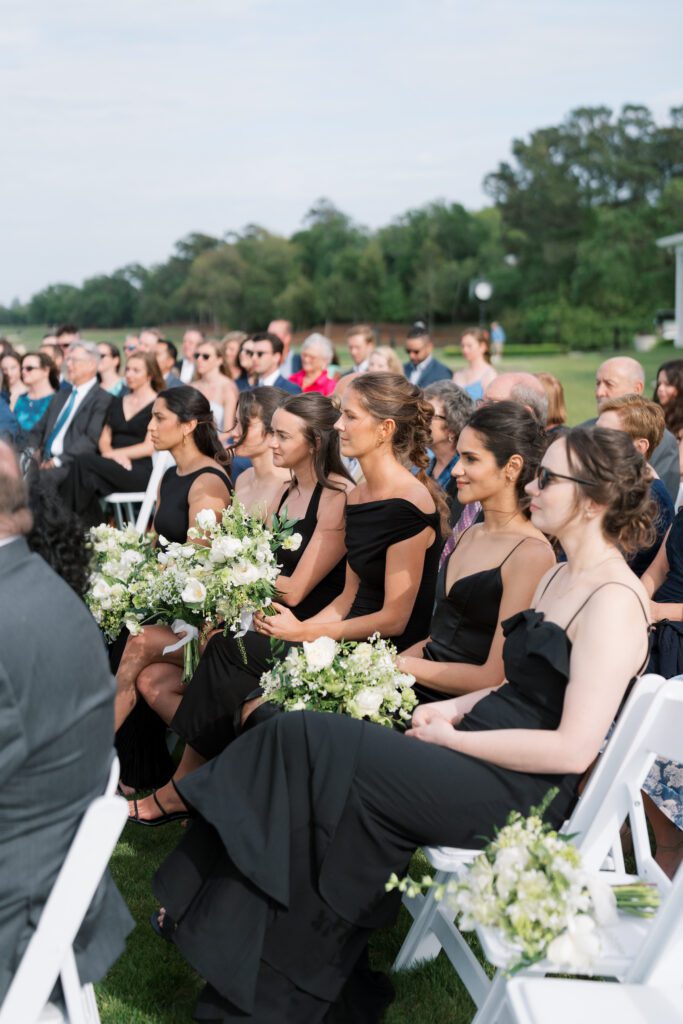 Black bridesmaids dresses