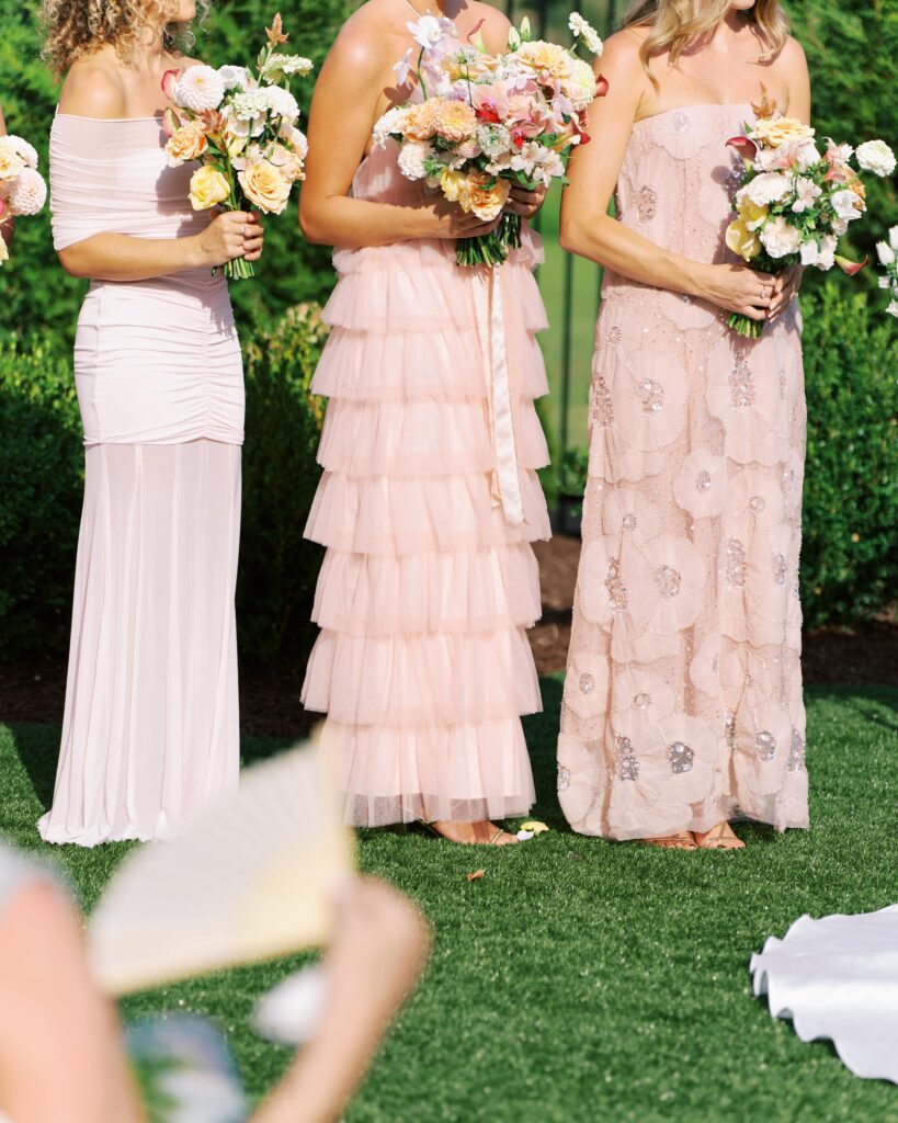 Mismatched bridesmaids inspo