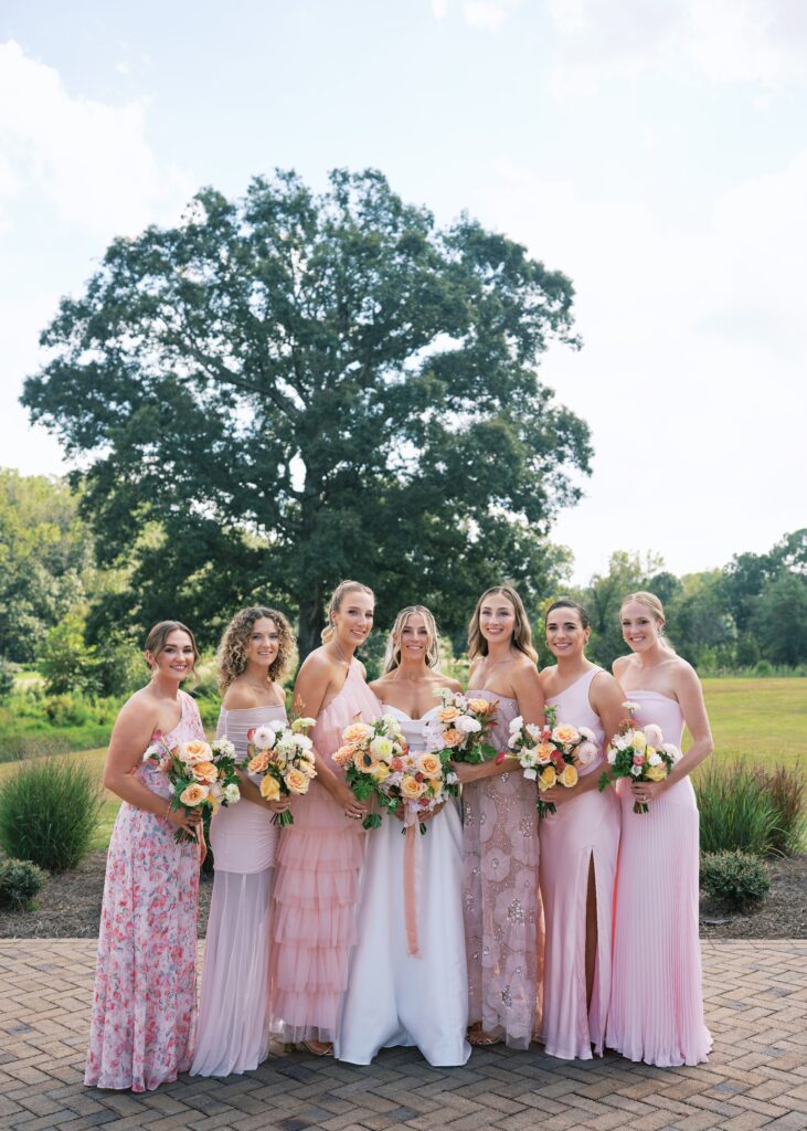 Pink Bridesmaids