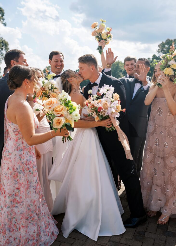 Colorful summer wedding