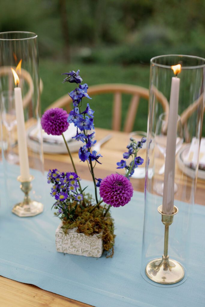 Moody floral design