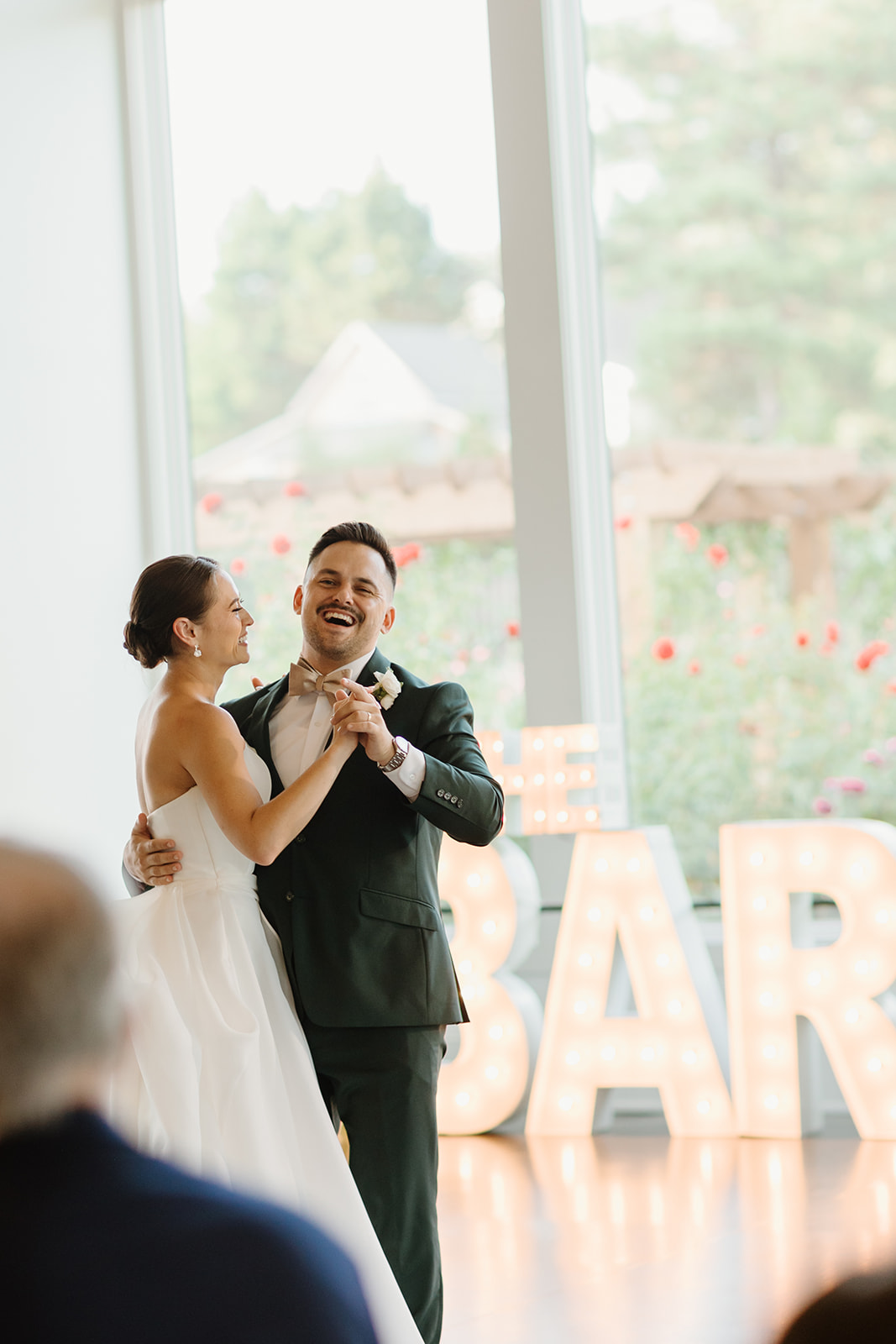 last name light sign wedding